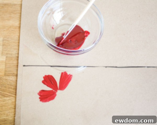 Cake on Stand Ready for Chocolate Wrap