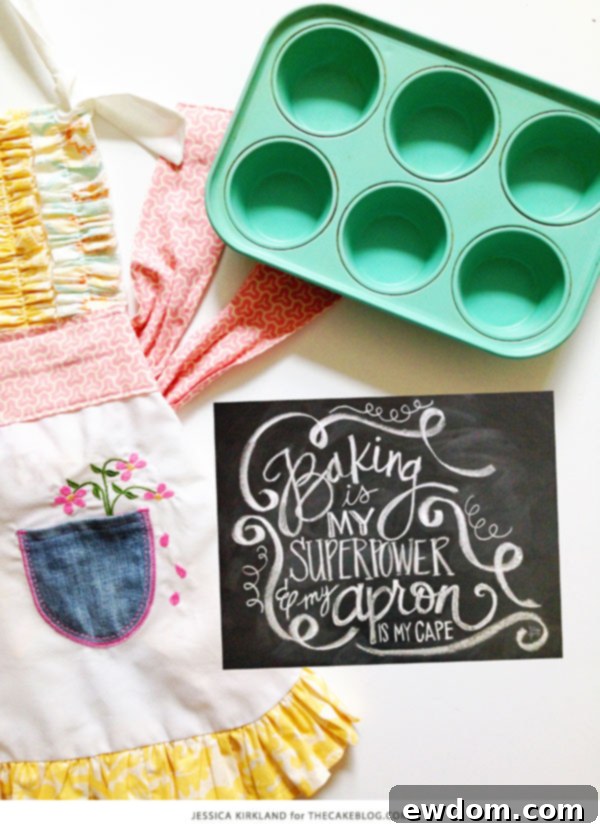 Flour Power: My Ultimate Skill 2 Baking Is My Superpower | Free Art Print | by Jessica Kirkland for TheCakeBlog.com