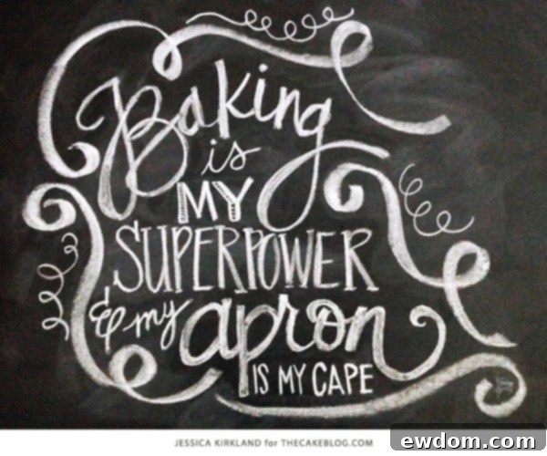 Flour Power: My Ultimate Skill 3 Baking Is My Superpower | Free Art Print | by Jessica Kirkland for TheCakeBlog.com