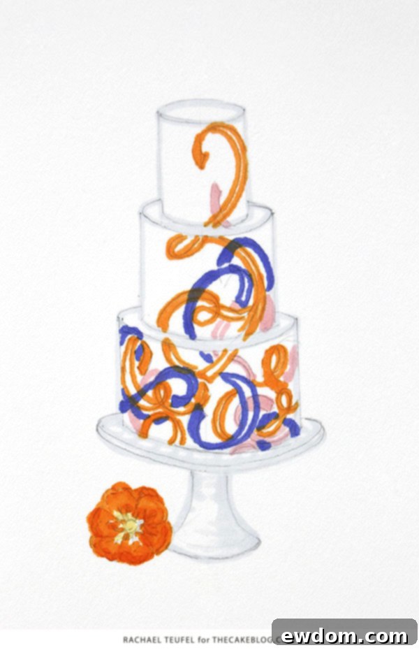 Design Tips: Creating Movement | by Rachael Teufel for TheCakeBlog.com