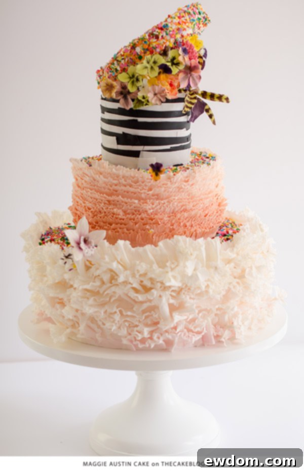 10 Explosive Confetti Cakes 10 Textured Rainbow Confetti Cake by Maggie Austin Cake | Artistic Celebration Design