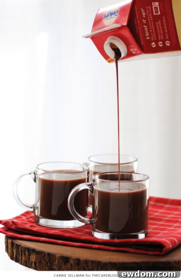 Cloud Cubes 4 Mug of International Delight Hot Chocolate with Frozen Whipped Cream Topper