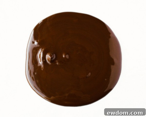 Melting chocolate for creating decorative shards for a drip cake, tutorial by Erin Gardner