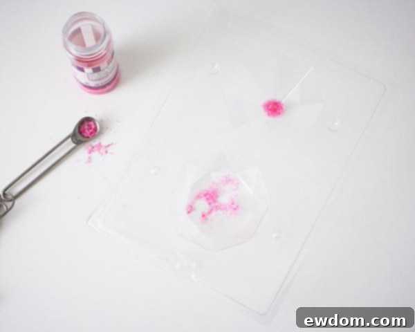 Cake Gems - how to make gem-shaped chocolate truffles filled with cake | by Cakegirls for TheCakeBlog.com