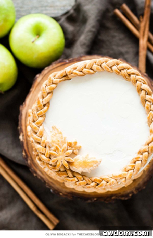 Delicious Apple Pie Cake, a perfect blend of a classic apple pie and a decadent layer cake, ideal for autumn celebrations