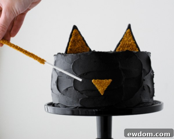 Purrfect Black Cat Cake 22 Black Cat Cake | Carrie Sellman for TheCakeBlog.com
