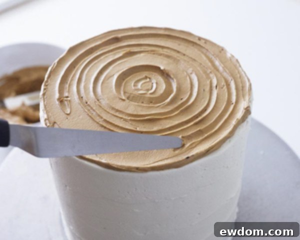 Birch Log Cake! Learn how to make this wintry, birch cake that looks just like a natural birch branch | by Cakegirls for TheCakeBlog.com