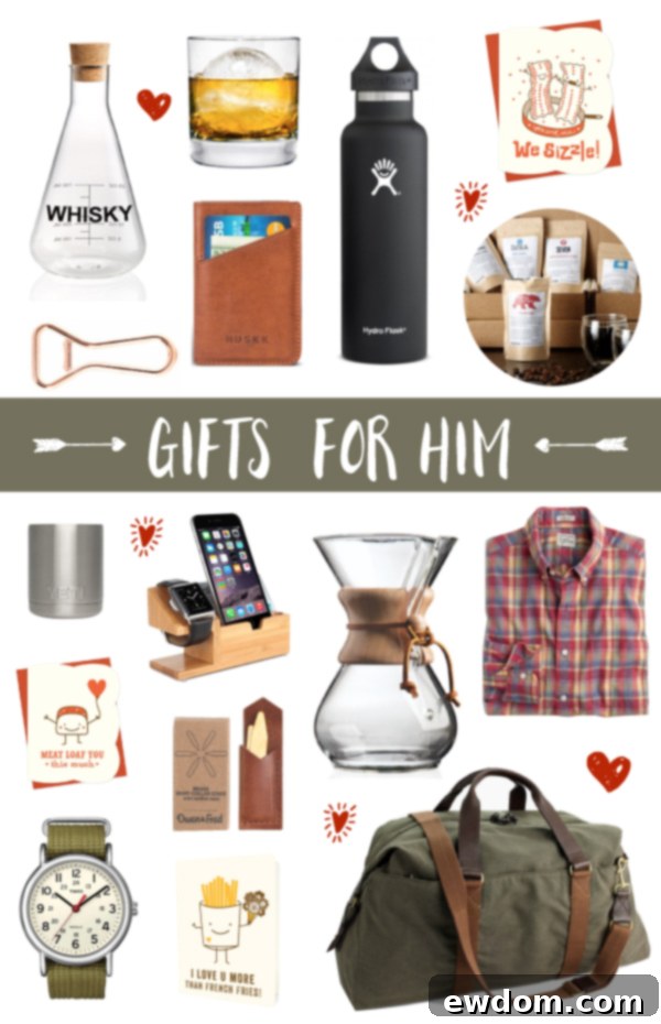 Love's Language: Valentine's Day Gift Inspiration 2 Valentine's Gift Ideas for Him