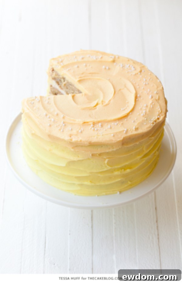 Hummingbird Cake - a no fuss favorite with tropical flavors of pineapple, banana and pecans making it the perfect summer bake | by Tessa Huff for TheCakeBlog.com