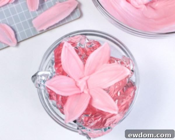 Zebra Chocolate Cake 13 Marbled Chocolate Cake - how to wrap a cake with marbled chocolate | by Erin Gardner for TheCakeBlog.com