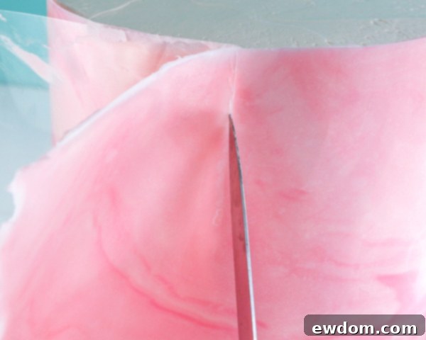 Zebra Chocolate Cake 24 Marbled Chocolate Cake - how to wrap a cake with marbled chocolate | by Erin Gardner for TheCakeBlog.com