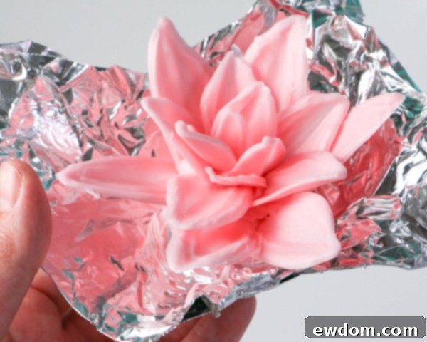 Zebra Chocolate Cake 27 Marbled Chocolate Cake - how to wrap a cake with marbled chocolate | by Erin Gardner for TheCakeBlog.com