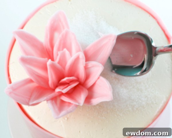 Zebra Chocolate Cake 28 Marbled Chocolate Cake - how to wrap a cake with marbled chocolate | by Erin Gardner for TheCakeBlog.com