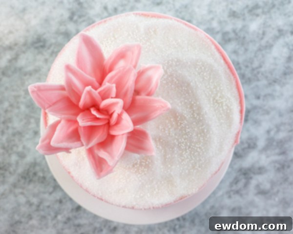 Zebra Chocolate Cake 29 Marbled Chocolate Cake - how to wrap a cake with marbled chocolate | by Erin Gardner for TheCakeBlog.com