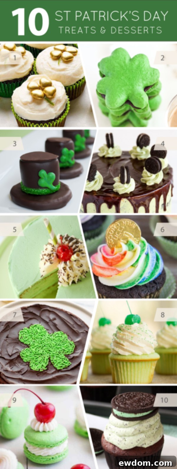 10 St. Patrick's Day Treats and Desserts | on TheCakeBlog.com