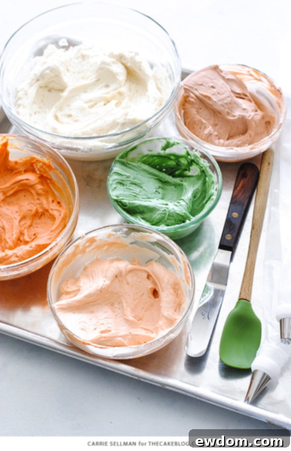 Pumpkin Cupcake Creations: Eight Unique Takes 6 8 Ways to Decorate a Pumpkin Cupcake with Buttercream Frosting | Carrie Sellman for TheCakeBlog.com