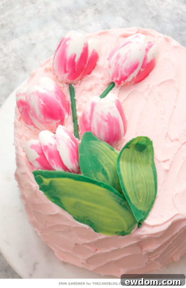 Chocolate Tulip Cake Tutorial: Innovative Cake Decorating Technique