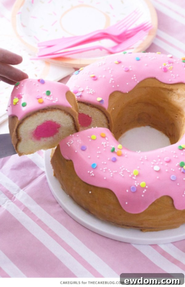Giant Donut Cake Tutorial: Fun Birthday Cake Idea for All Ages