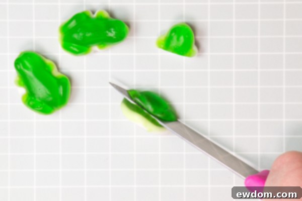 Candy Succulent Cake - how to make a succulent cake with edible candy succulents | by Erin Gardner for TheCakeBlog.com