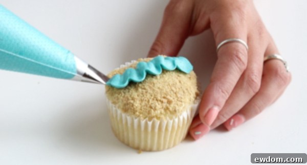 Sun-Kissed Cupcakes 11 Beach Cupcakes | by Whitney DePaoli for TheCakeBlog.com