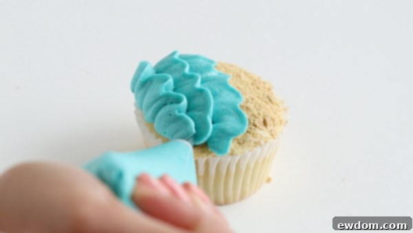 Sun-Kissed Cupcakes 12 Beach Cupcakes | by Whitney DePaoli for TheCakeBlog.com