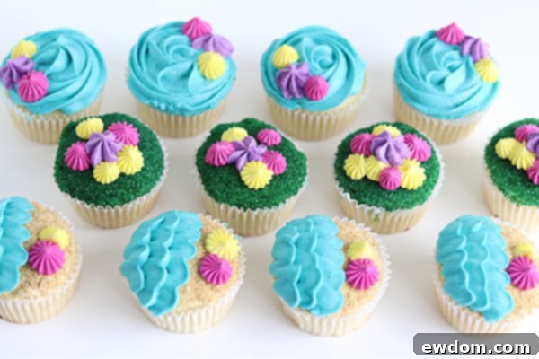 Sun-Kissed Cupcakes 24 Beach Cupcakes | by Whitney DePaoli for TheCakeBlog.com