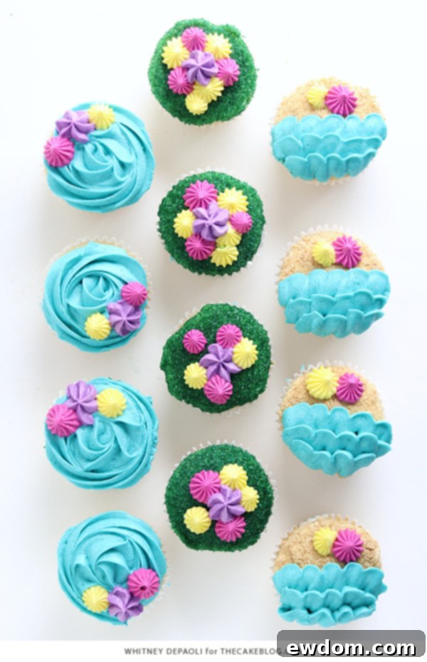 Sun-Kissed Cupcakes 5 Beach Cupcakes | by Whitney DePaoli for TheCakeBlog.com