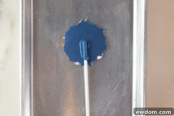 Chocolate Fireworks Cake - how to make red, white and blue fireworks out of chocolate | by Erin Gardner for TheCakeBlog.com