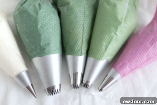 Desert Bloom Delight 15 Cactus Cake - how to make a cactus themed cake with ombrè buttercream, edible sand and piped buttercream cacti | by Whitney DePaoli for TheCakeBlog.com