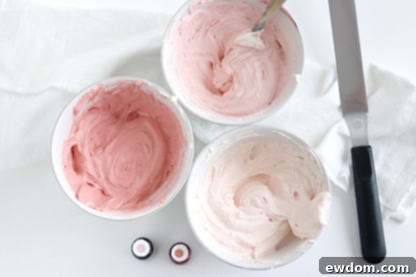 Desert Bloom Delight 9 Cactus Cake - how to make a cactus themed cake with ombrè buttercream, edible sand and piped buttercream cacti | by Whitney DePaoli for TheCakeBlog.com