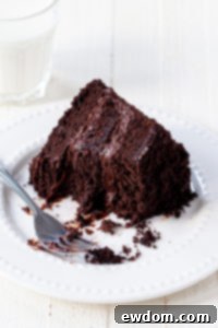 Legendary Brooklyn Chocolate Blackout 7 Brooklyn Blackout Cake - a decadent chocolate cake with fudgy chocolate pudding frosting | by Tessa Huff for TheCakeBlog.com