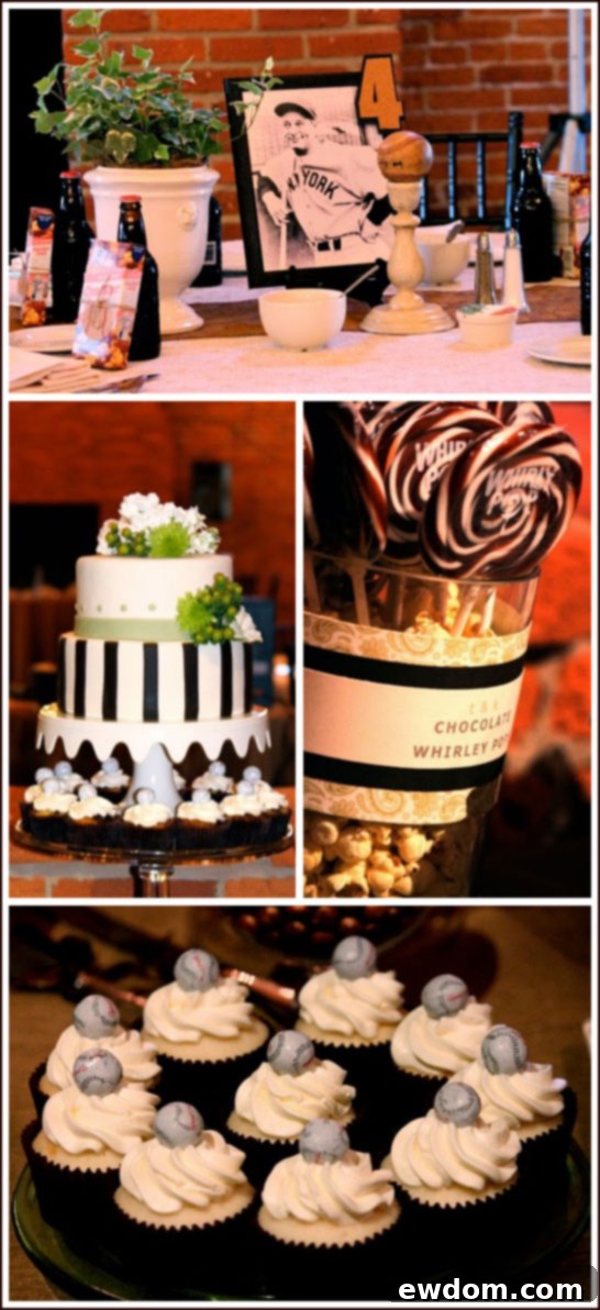 Vintage Baseball Wedding