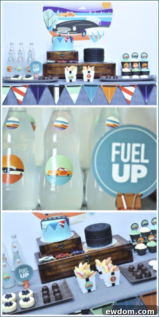 Vintage Car Birthday Party Inspiration Vintage Car Birthday Party Decorations