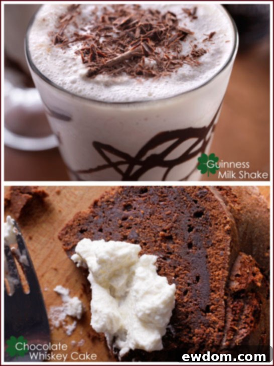 St. Patrick's Day Dessert Recipes - Guinness Milkshake