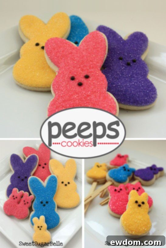 Peeps Cookies by Sweet Sugarbelle | TheCakeBlog.com