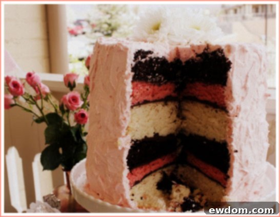 Vintage Neapolitan Birthday Party Decor and Desserts