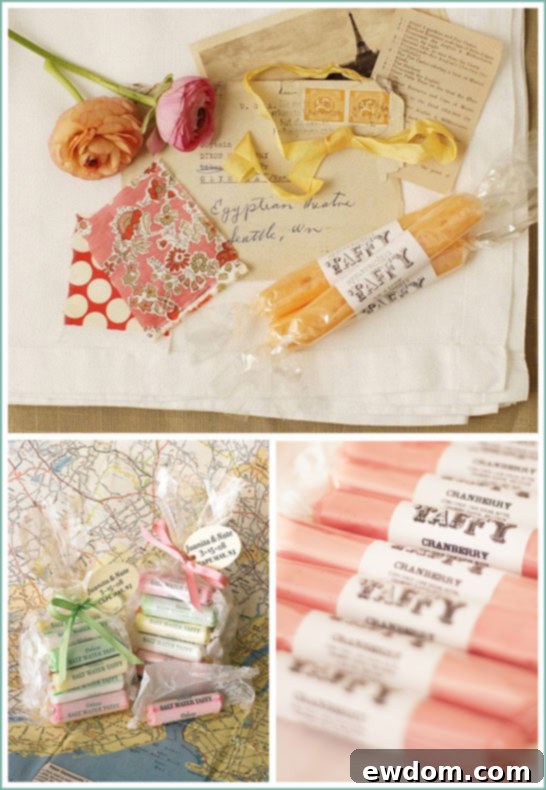 Taffy Wedding Favors