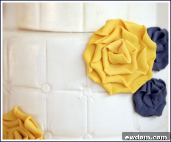 Tufted Fabric Cake by Erica O'Brien