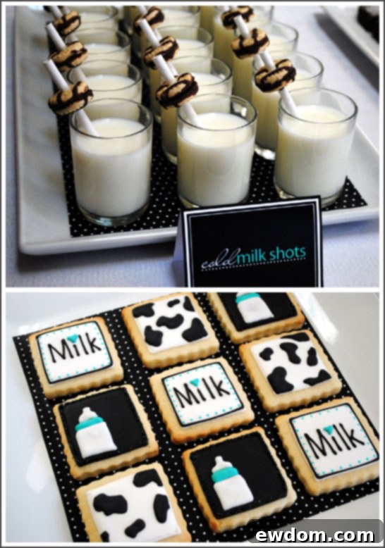 Milkaholic Sip & See Baby Shower - Coffee Station Details