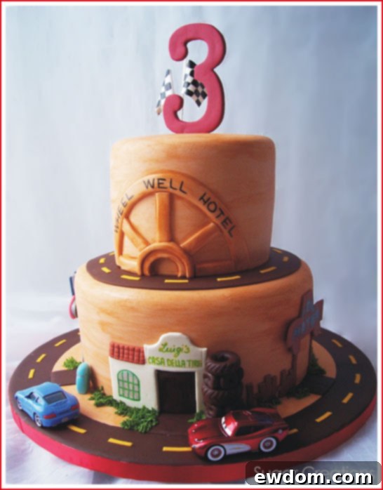 Disney Cars Cake by Sugar Creations