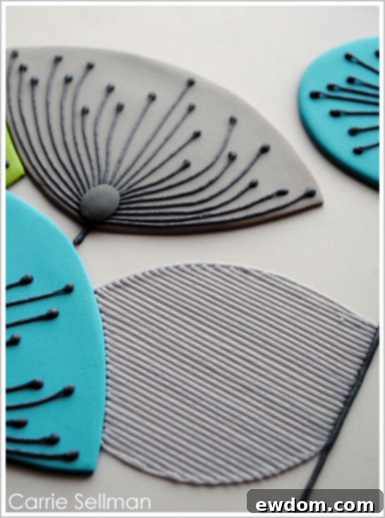 Retro Flower Cake by Carrie Sellman for BRIDES Magazine