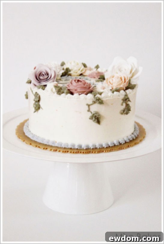 Scrap Buttercream cake by Miso Bakes