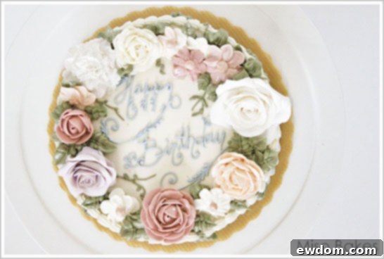 Leftover Buttercream Cake by Miso Bakes