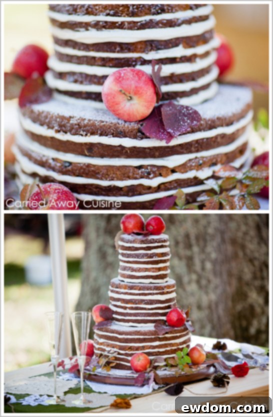 Rustic Apple Wedding Cake Rustic Apple Wedding Cake