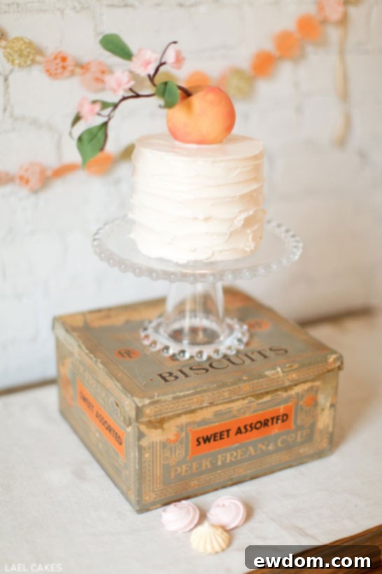 The Cake Trio Phenomenon 5 Detail of a textured cake from the Peaches & Cream trio, showcasing artistic sugar work