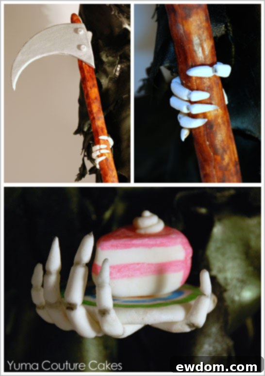 Grim Reaper Cake for Halloween