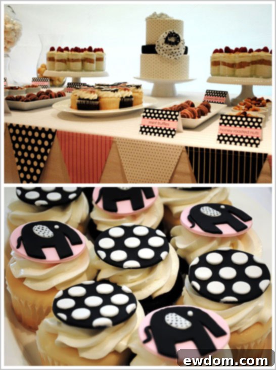 Modern Elephant Baby Shower Elephant Themed Baby Shower Food Table
