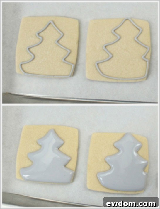 Christmas Tree Cookie Tutorial