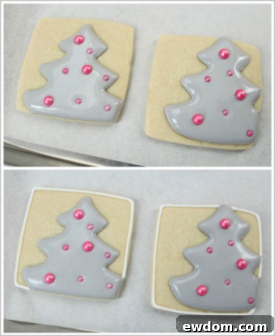 Christmas Tree Cookie Tutorial