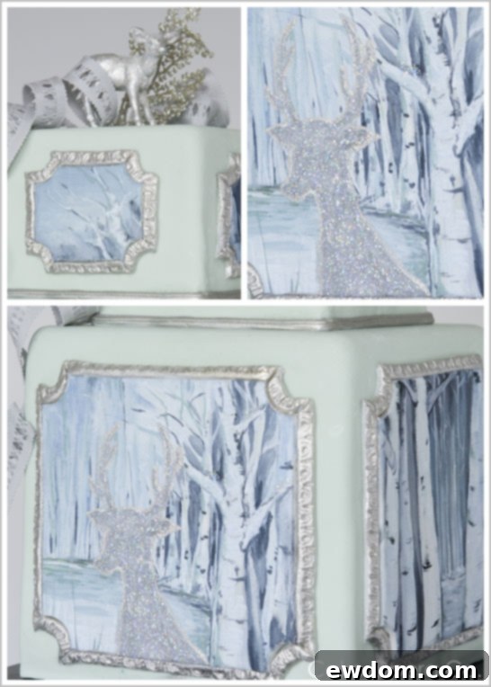 Elegant Winter Wedding Cake by Cake Opera